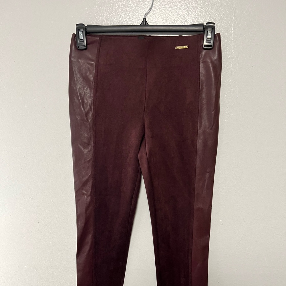 Women Marc New York High Waist Bottom Pants Burgundy size xSmall New